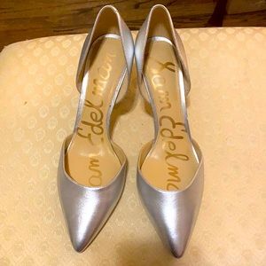 Sam Edelman silver heels size 10.5